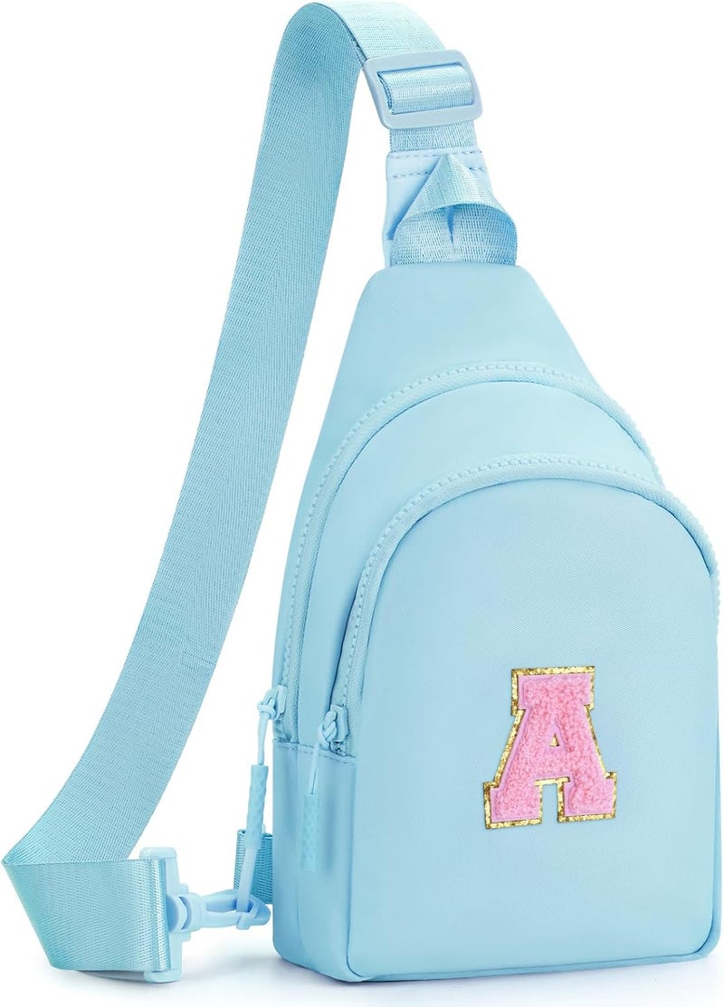 Fystdtote Birthday Gift for 5 6 7 8 9 10 11 12 13 14 15 16 Year Old Girls Fanny Pack Crossbody Bags for Women,Cute Trendy Stuff - Blue,A - Image 1